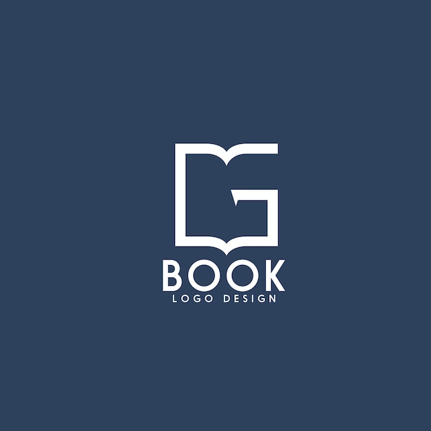 Vector book education vector logo design