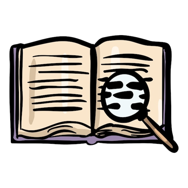 Book Hand Drawn Doodle Icon