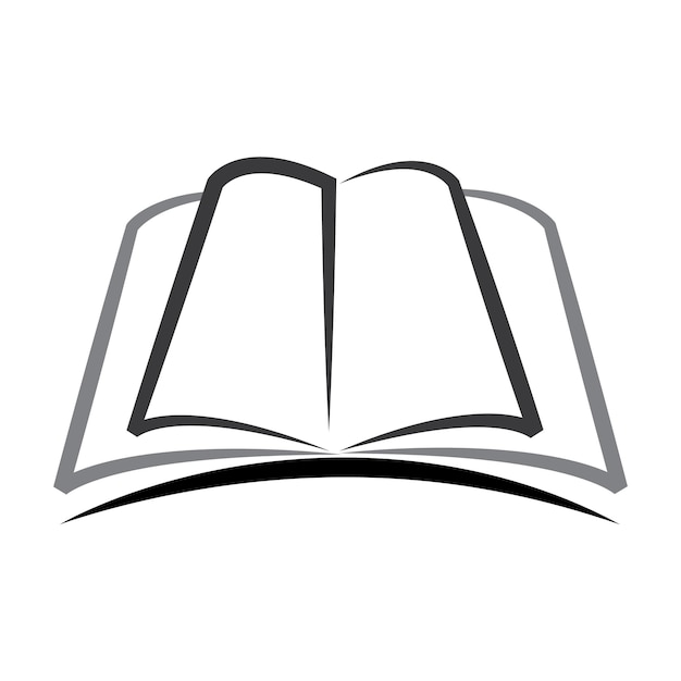 Book icon logo vector design template