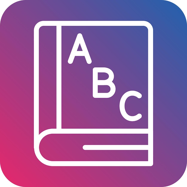 Vector book icon style