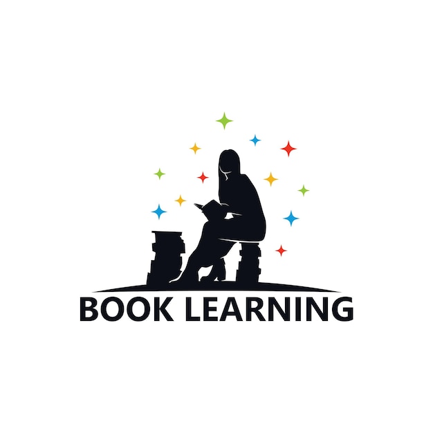 Book Learning Logo Template Design Vector