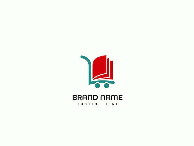 book letter icon logo design