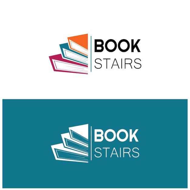 book or library logo for bookstores book companies publishers encyclopedias libraries education