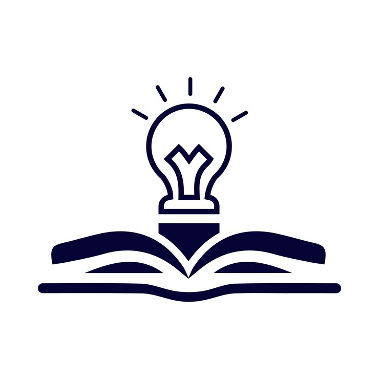 book light bulb idea open book creative open book with light bulb icon