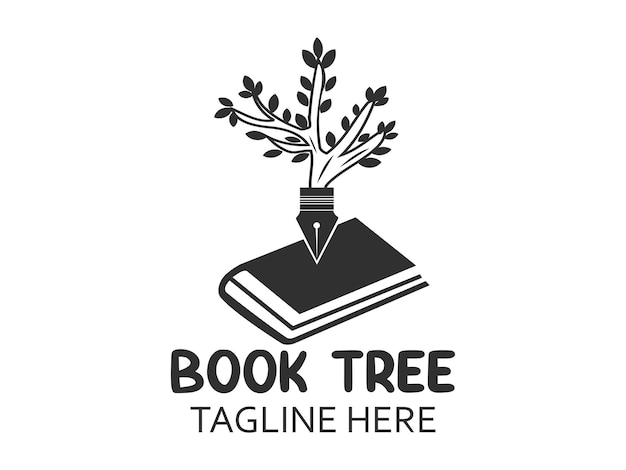 Book Logo Design for Book Lovers