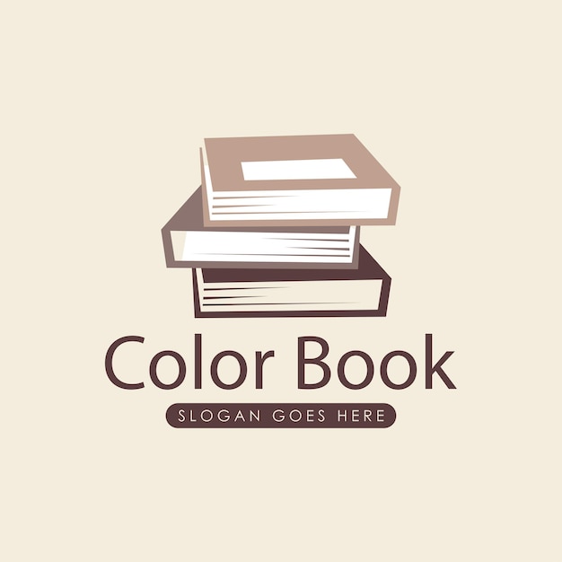 Book Logo Design Concept Vector Book Logo Template Vector