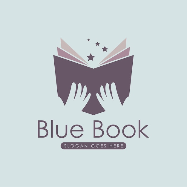 Book Logo Design Concept Vector Book Logo Template Vector