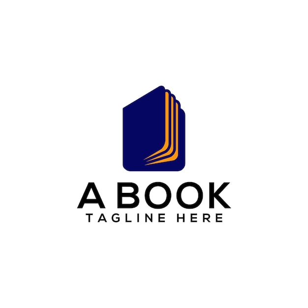 Book Logo Design Template Vector