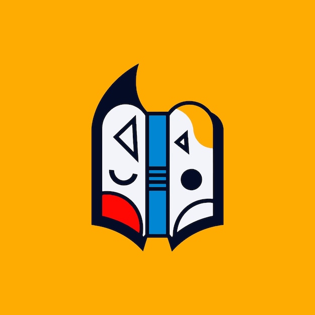 Book logo icon creative art