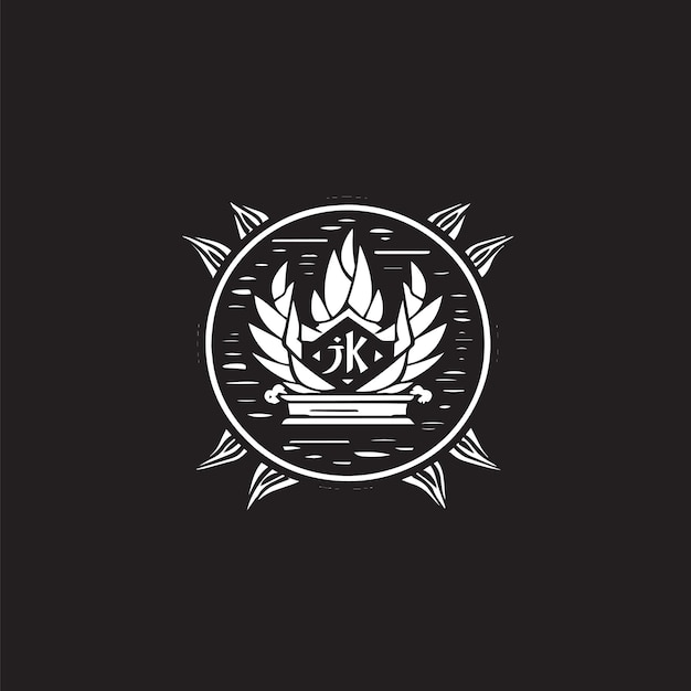a book Logo inspired by goku black