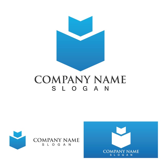 Book logo and symbol vector