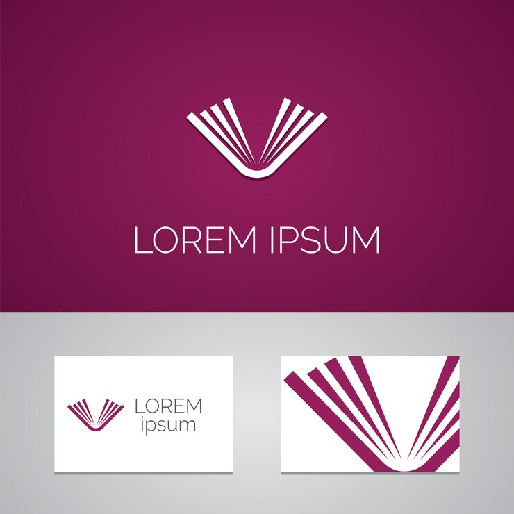 Vector book logo template icon