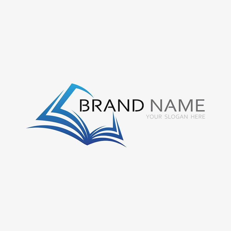 Vector book logo vector and illustration education icon