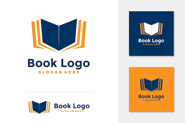 Book logo vector