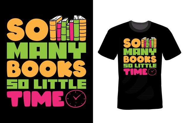 Book lover T shirt design, typography, vintage