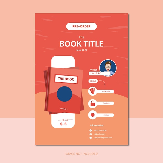 book poster template