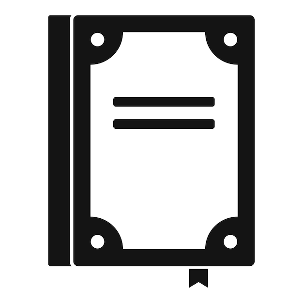 Book publication icon Simple illustration of book publication vector icon for web