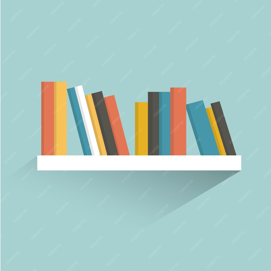 Книжная полка Flat