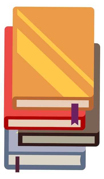 Book stack icon Education symbol Reading sign