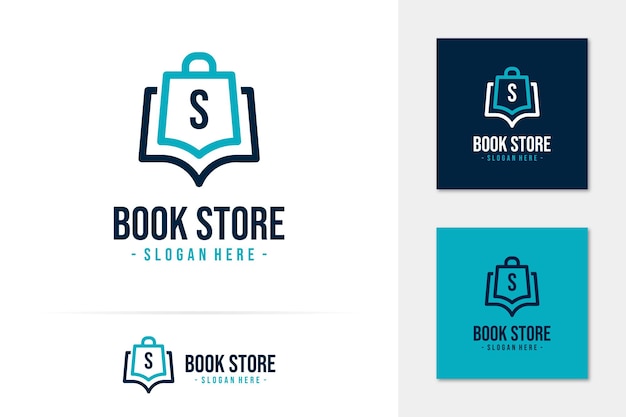 Book store logo vector