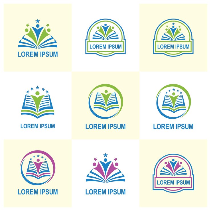 Book of Success logo vector Design template