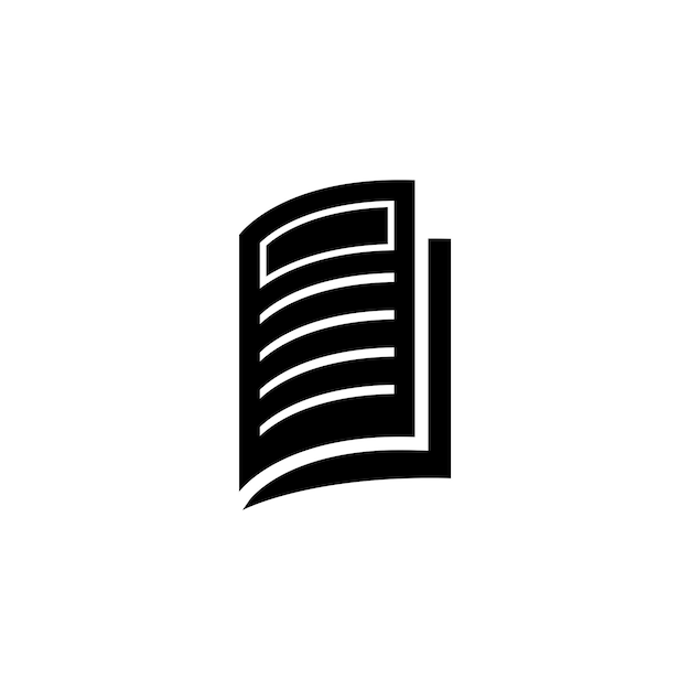 Book vector icon template