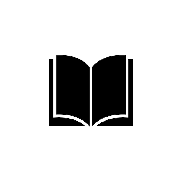 Book vector icon template