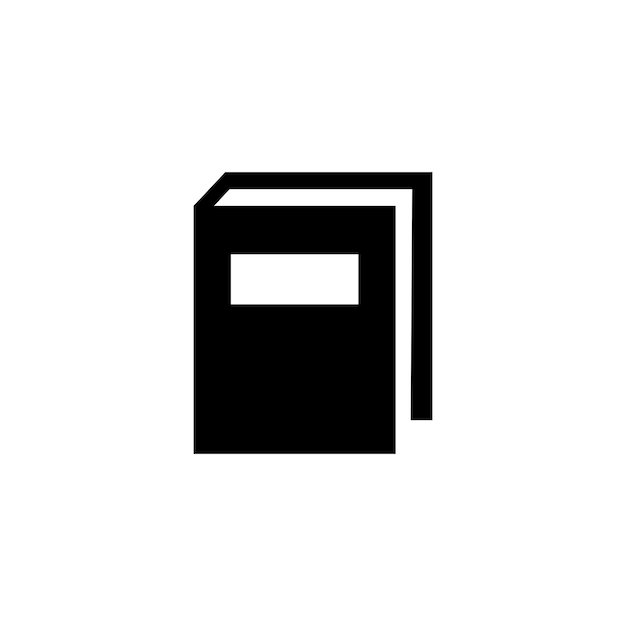 Book vector icon template