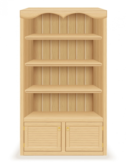 Bookcase furniture made of wood