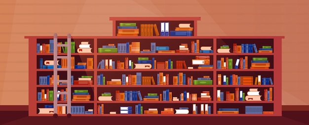 Bookcase illustration