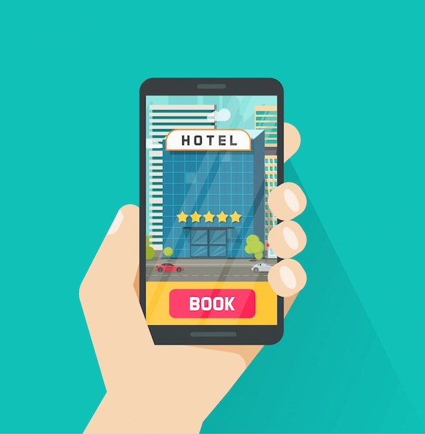 booking hotel via mobile phone