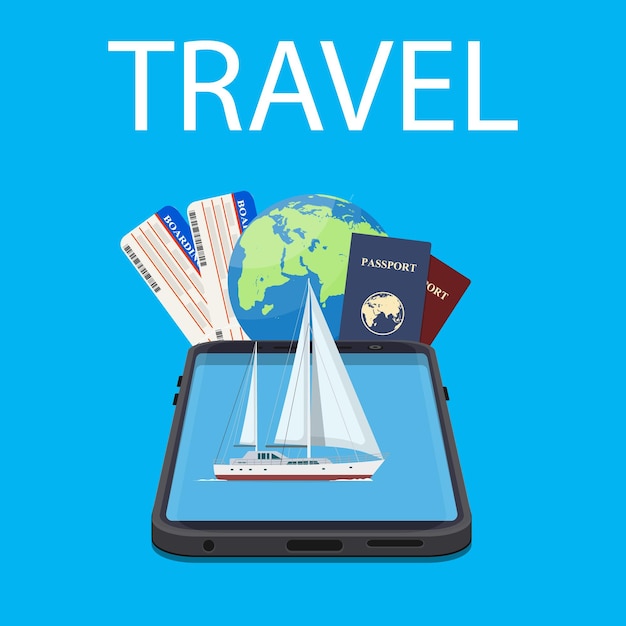 Booking travel through your mobile device