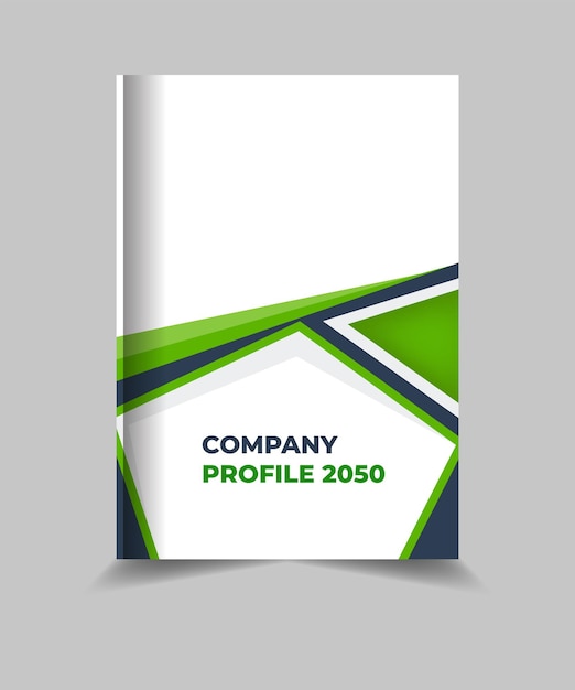 A booklet for a company profile 2050.