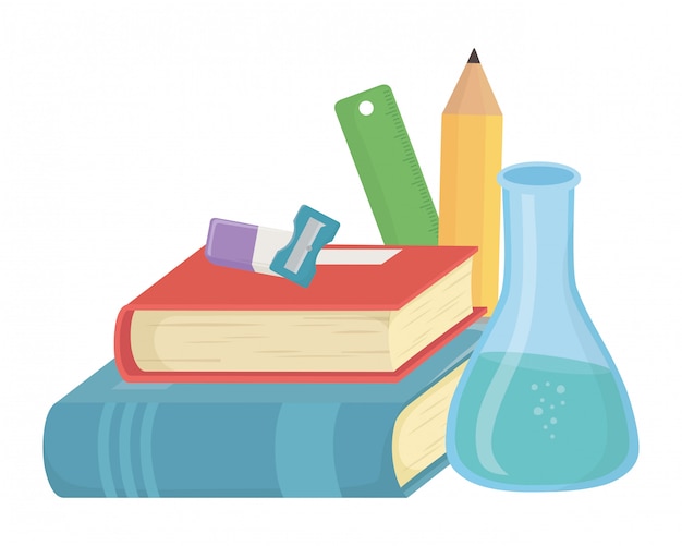 Дизайн книг и школьных принадлежностей
