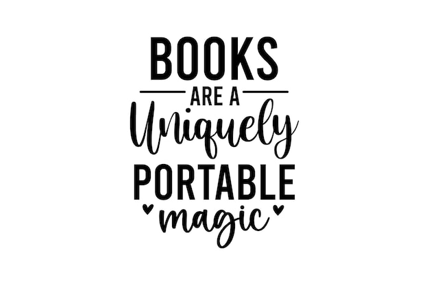 책은 독특하게 휴대할 수 있는 마법입니다