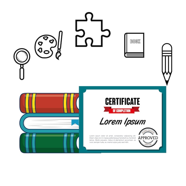 Libri e certificato