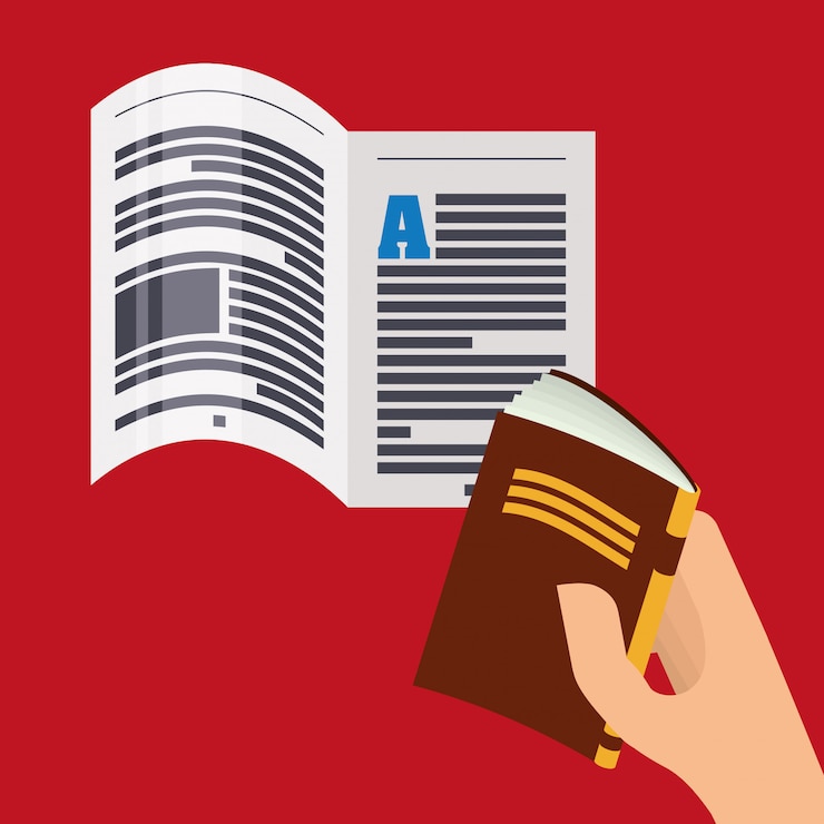 Vector books design