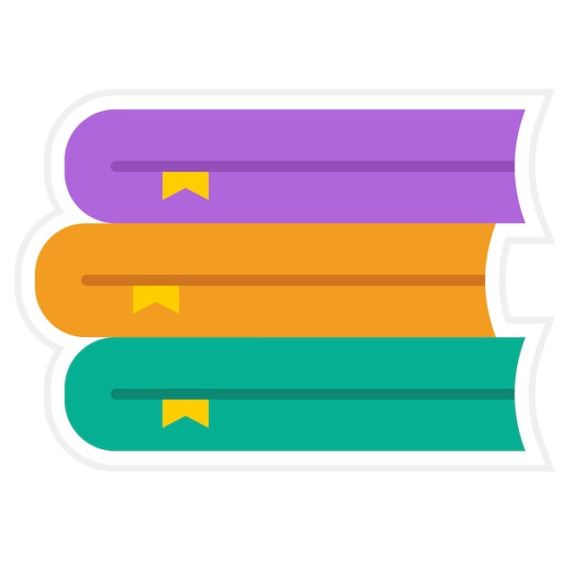 Vector books icon