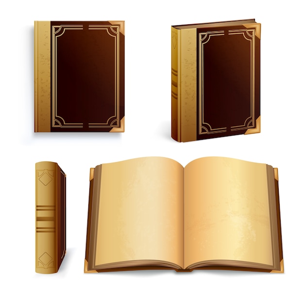 Books set in realistic style
