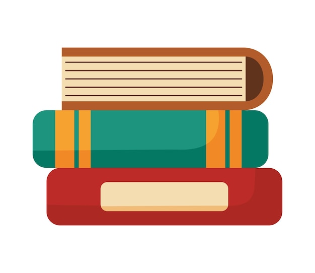 books stack illustration