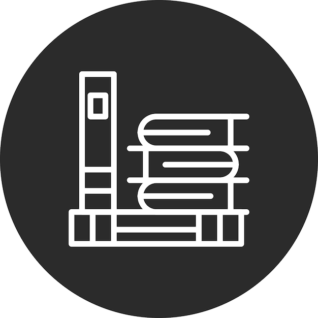 Книги векторная икона иллюстрация образования иконки