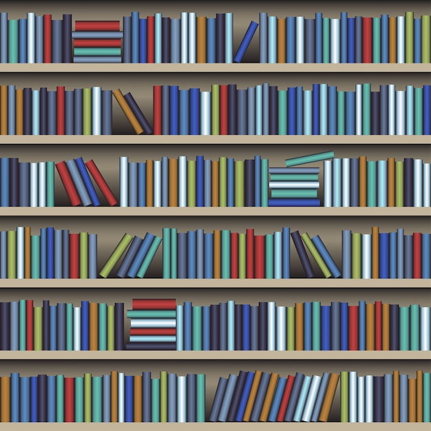 Vettore bookshelf