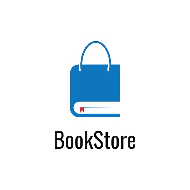 Bookstore Logo Template Vector Illustration