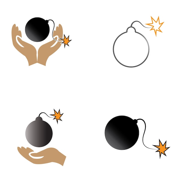 Boom Icon vector background