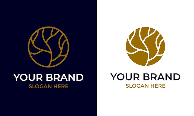 Boom logo en symbool ontwerpconcept Botanische vectorillustratie