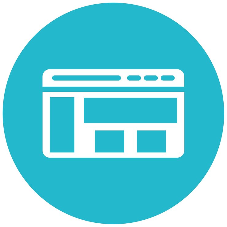Vector boomark page icon