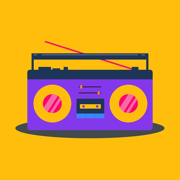 Boombox flat icon