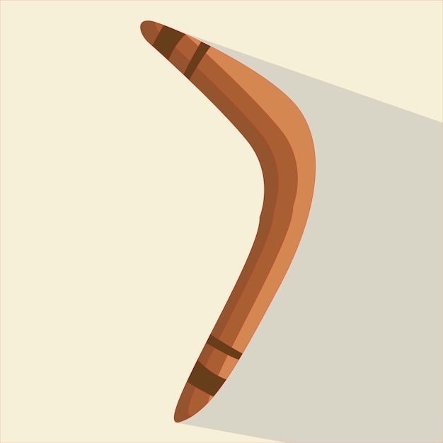 Vector boomerang vector illustration