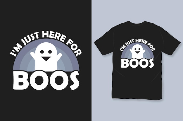 Boos halloween-t-shirtontwerp