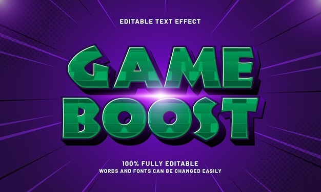 Boost game bewerkbare tekst-effecten met een game and play thema